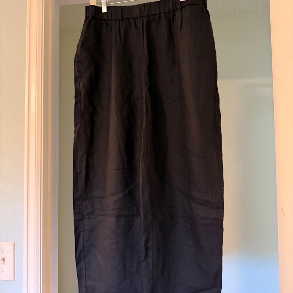 Quince Linen Ankle Pant - Size L